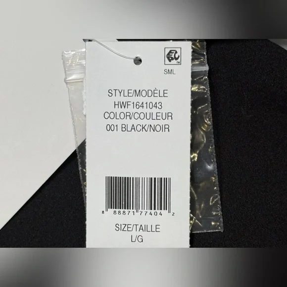 NWT Halston Key Hole Black Midi Dress Size L Large Designer Lightweight $119 - Picture 10 of 10